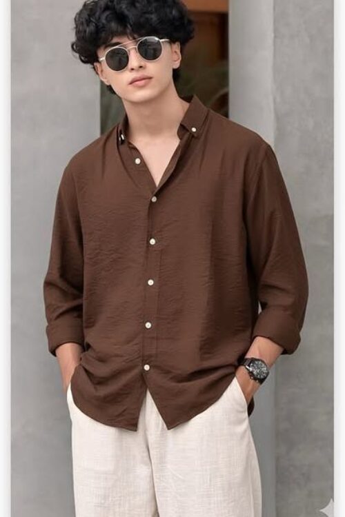 Brown Long Shirt