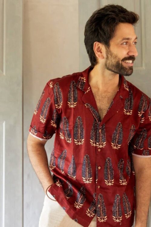 Red Shirt with shades